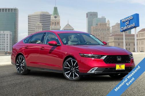 Radiant Red 2026 Honda Accord Hybrid Touring