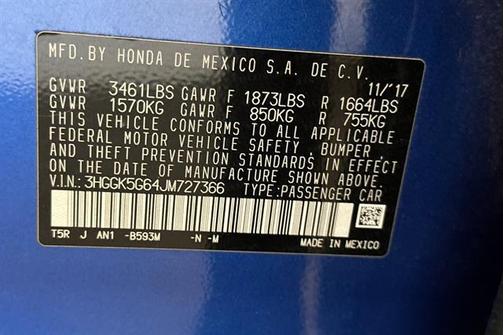 2018 Honda Fit Sport