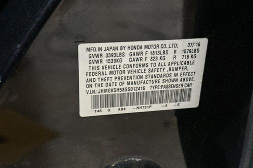 Crystal Black Pearl 2016 Honda Fit LX