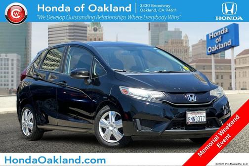 Crystal Black Pearl 2016 Honda Fit LX