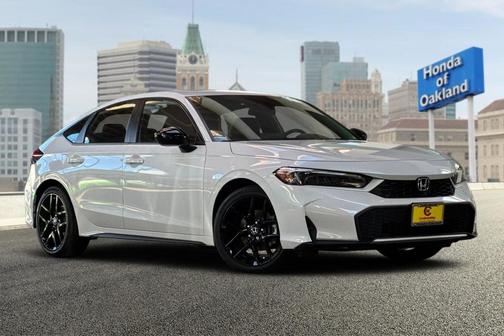 Silver Metallic 2026 Honda Civic Hybrid Sport