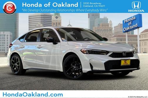 Silver Metallic 2026 Honda Civic Hybrid Sport