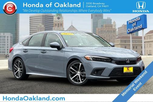 Sonic Gray Pearl 2023 Honda Civic Touring