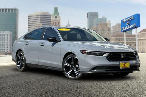 Urban Gray Pearl 2023 Honda Accord Hybrid Sport