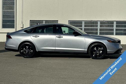 Silver Metallic 2026 Honda Accord Hybrid Sport-L