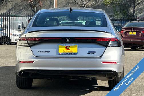 Silver Metallic 2026 Honda Accord Hybrid Sport-L