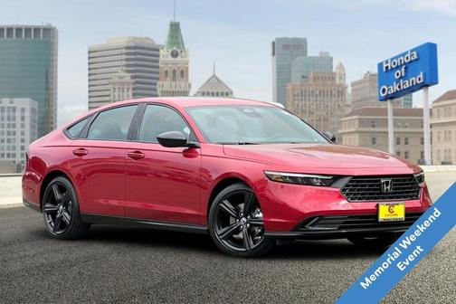 Radiant Red 2026 Honda Accord Hybrid Sport-L