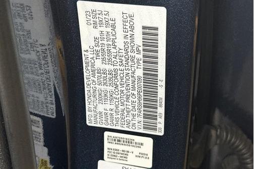 2023 Honda CR-V Hybrid Sport Touring AWD