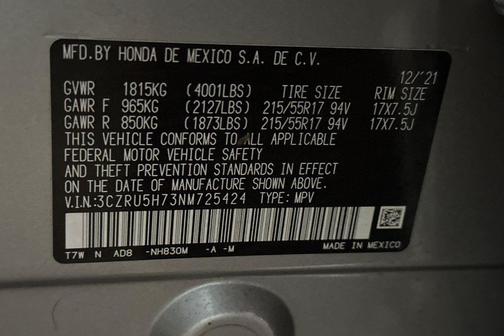 2022 Honda HR-V EX-L