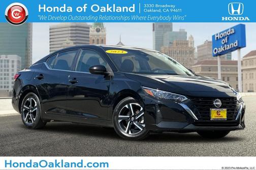 Super Black 2024 Nissan Sentra SV