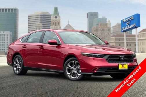 Radiant Red 2026 Honda Accord Hybrid EX-L