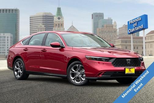 Radiant Red 2026 Honda Accord Hybrid EX-L