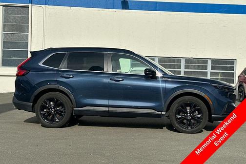 Canyon River Blue Metallic 2024 Honda CR-V Hybrid Sport Touring AWD