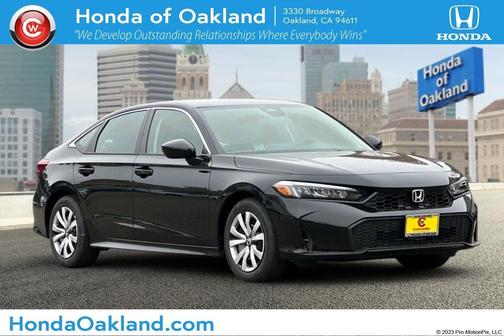 Crystal Black Pearl 2026 Honda Civic LX