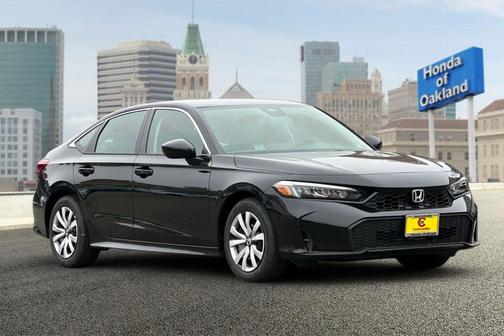 Crystal Black Pearl 2026 Honda Civic LX