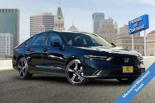 Crystal Black Pearl 2026 Honda Accord Hybrid Sport