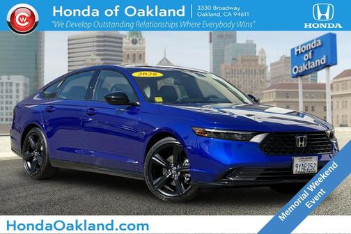Still Night Pearl 2026 Honda Accord Hybrid Sport-L