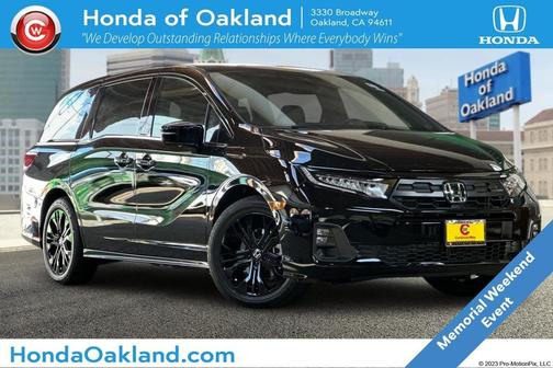 Crystal Black Pearl 2026 Honda Odyssey Sport-L