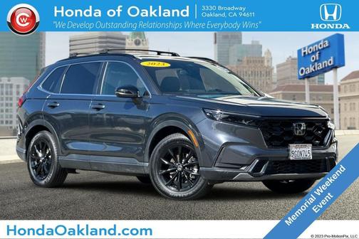 Meteorite Gray Metallic 2023 Honda CR-V Hybrid Sport FWD