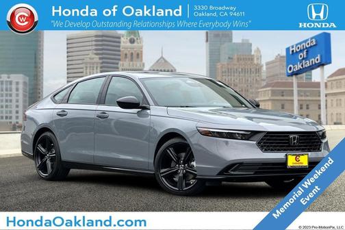 Urban Gray Pearl 2026 Honda Accord Hybrid Sport-L