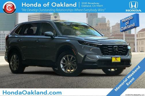 Gray 2026 Honda CR-V EX AWD