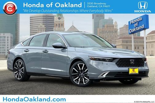 Gray 2026 Honda Accord Hybrid Touring