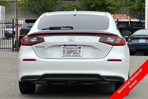 Platinum White Pearl 2024 Honda Civic EX-L