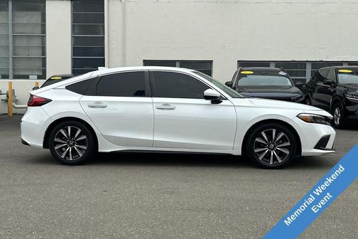 Platinum White Pearl 2024 Honda Civic EX-L