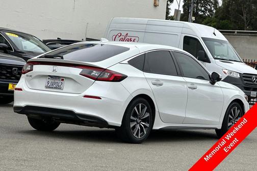 Platinum White Pearl 2024 Honda Civic EX-L