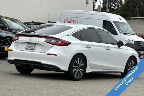 Platinum White Pearl 2024 Honda Civic EX-L
