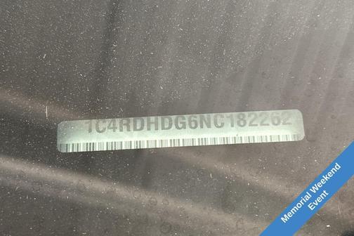 DB Black Clearcoat 2022 Dodge Durango GT Plus