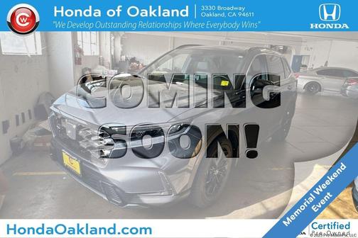 Meteorite Gray Metallic 2025 Honda CR-V Hybrid Sport FWD