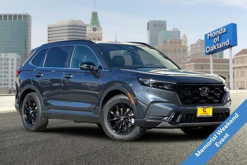 Meteorite Gray Metallic 2025 Honda CR-V Hybrid Sport FWD