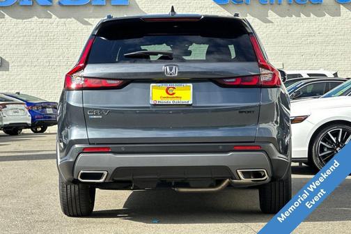 Meteorite Gray Metallic 2025 Honda CR-V Hybrid Sport FWD