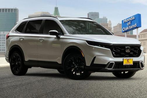 Platinum White 2026 Honda CR-V Hybrid Sport Touring AWD