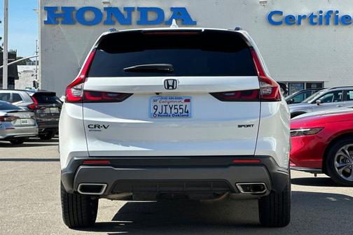 Platinum White Pearl 2024 Honda CR-V Hybrid Sport AWD