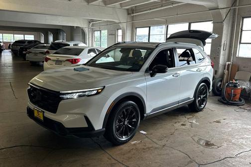 Platinum White Pearl 2024 Honda CR-V Hybrid Sport AWD