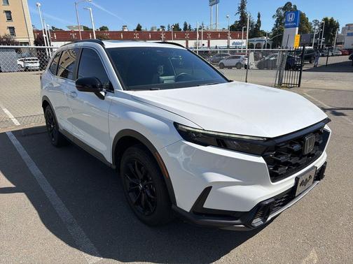 Platinum White Pearl 2024 Honda CR-V Hybrid Sport AWD