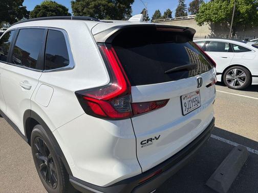 Platinum White Pearl 2024 Honda CR-V Hybrid Sport AWD