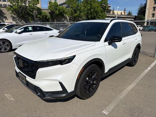 Platinum White Pearl 2024 Honda CR-V Hybrid Sport AWD
