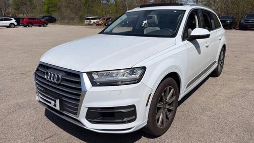 Carrara White 2019 Audi Q7 55 Premium Plus