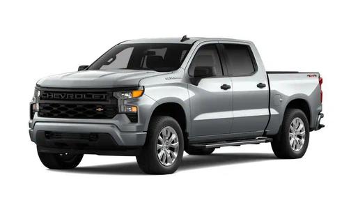 Sterling Gray Metallic 2026 Chevrolet Silverado 1500 Custom