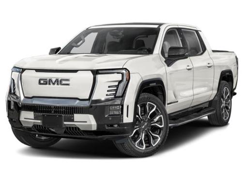Glacier White Tricoat 2026 GMC Sierra EV Max Range Denali