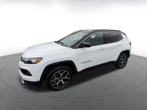 Bright White Clearcoat 2025 Jeep Compass Limited