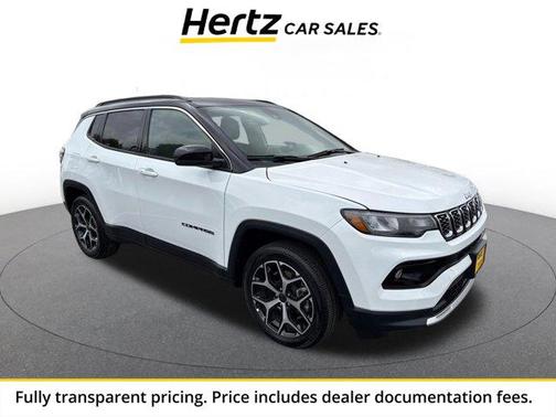 Bright White Clearcoat 2025 Jeep Compass Limited