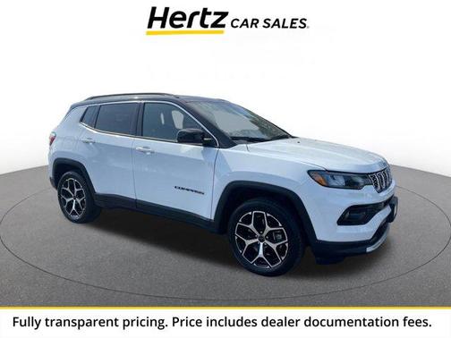 Bright White Clearcoat 2025 Jeep Compass Limited