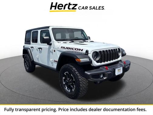 Bright White Clearcoat 2025 Jeep Wrangler Rubicon