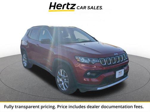 Red Hot Pearlcoat 2025 Jeep Compass Limited