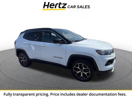 Bright White Clearcoat 2025 Jeep Compass Limited