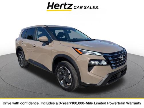 Baja Storm Metallic 2025 Nissan Rogue SV